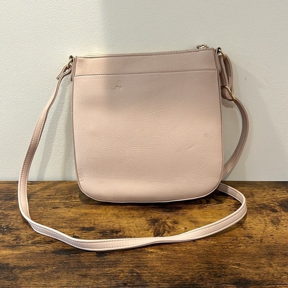 A New Day Blush Pink Leather Like Crossbody Bag women - Picture 3 of 9